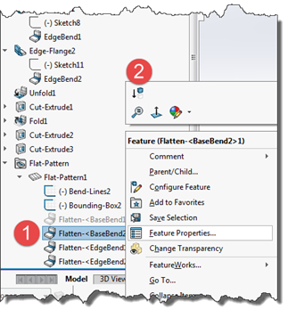 SOLIDWORKS Process Plan Drawings Step 1 change to configuration